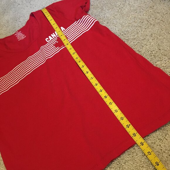 Retro Canada Maple Leaf Cotton T-shirt - Picture 11 of 12